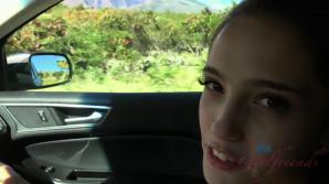 You try to take Brooke for a hike, but she just wants cock.