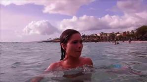A full day in the ocean is perfect with Zoe.